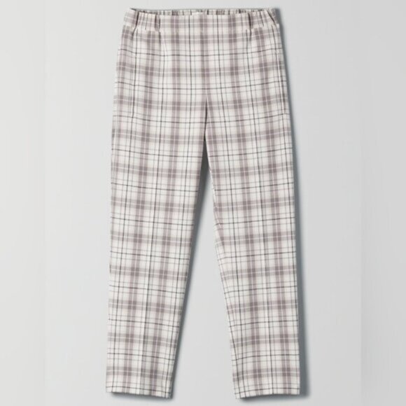 Aritzia Wilfred plaid tartan Darontal Pant - Picture 3 of 9